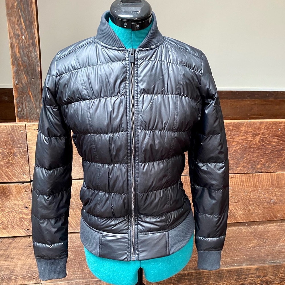 Athleta Down Puffer Bomber Jacket - image 2